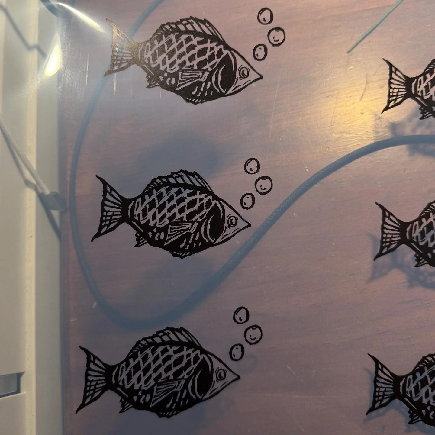 join my sticker club for monthly sticker :))) screen printed :))))