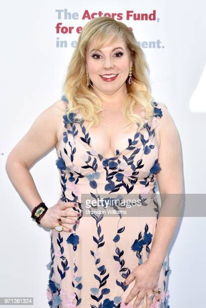   Actress Kirsten Vangsness Wearing Marchesa Notte At The Actors Fund 22nd Annual Tony Awards Viewing Party   