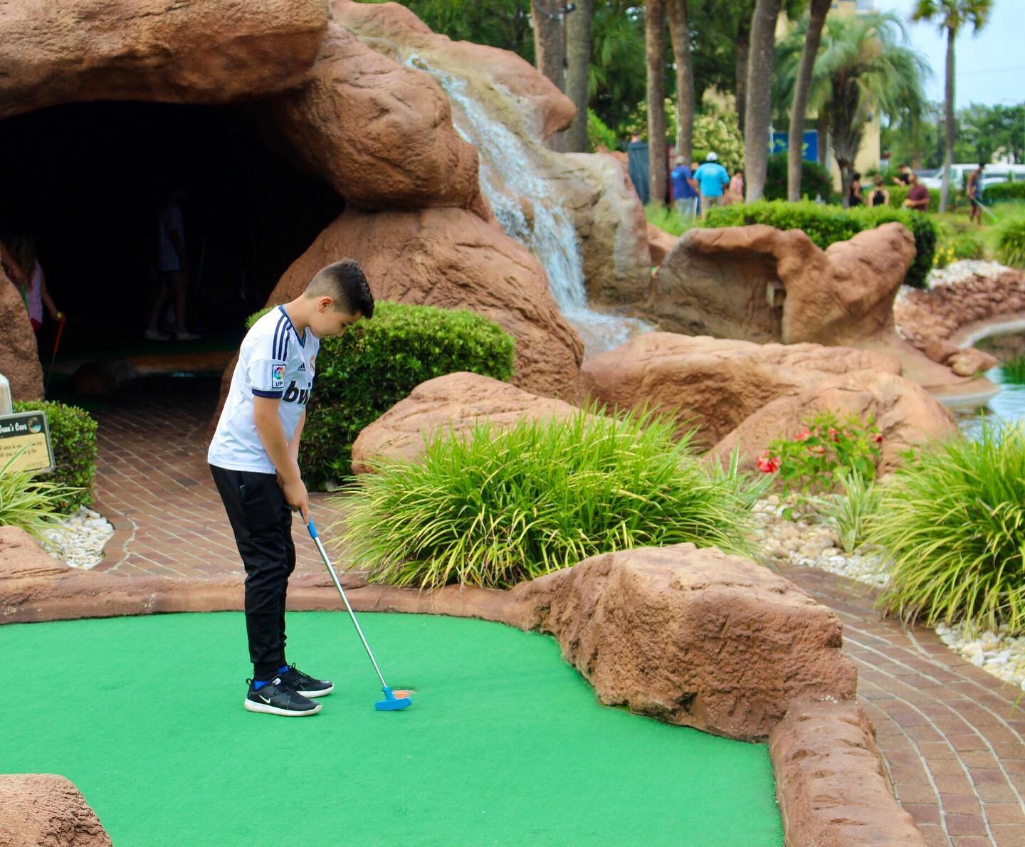 Today is a great day for miniature golf! Make sure to come visit us at Treasure Island Golf!