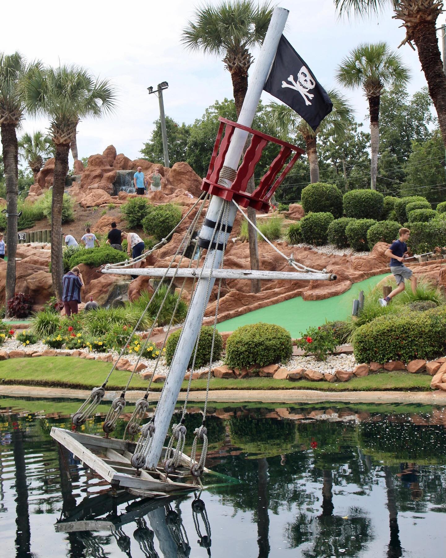 Ahoy, Matey! Don&rsquo;t forget to visit us today at Treasure Island Golf for an afternoon full of adventure!