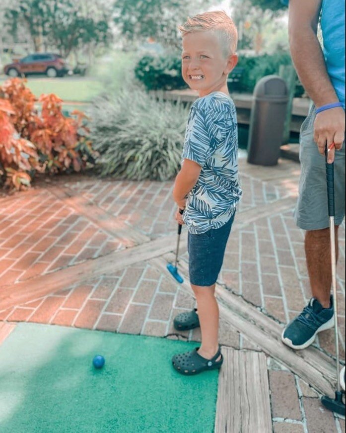 Miniature golf at Treasure Island is sure to put a smile on your face!