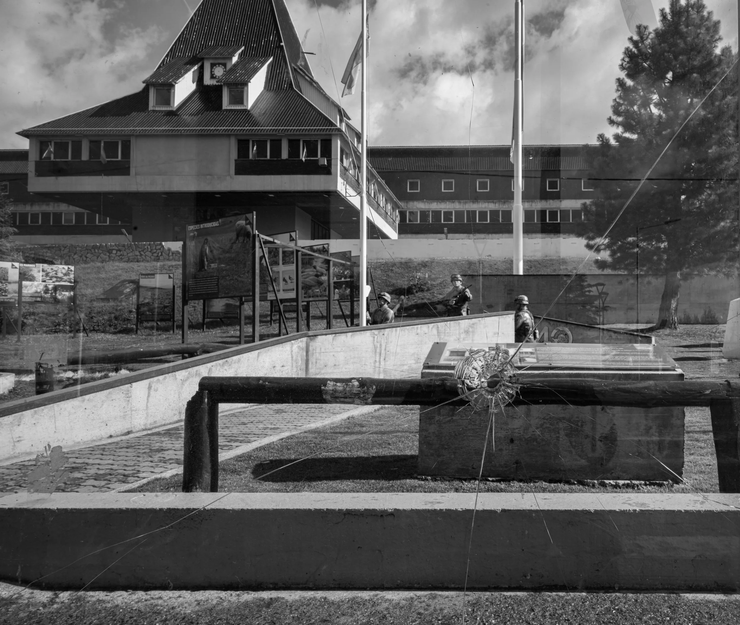 Warning Shot, archival print, 14 x 11 in, $400, 2025, © Wright Schickli, Palo Alto, California