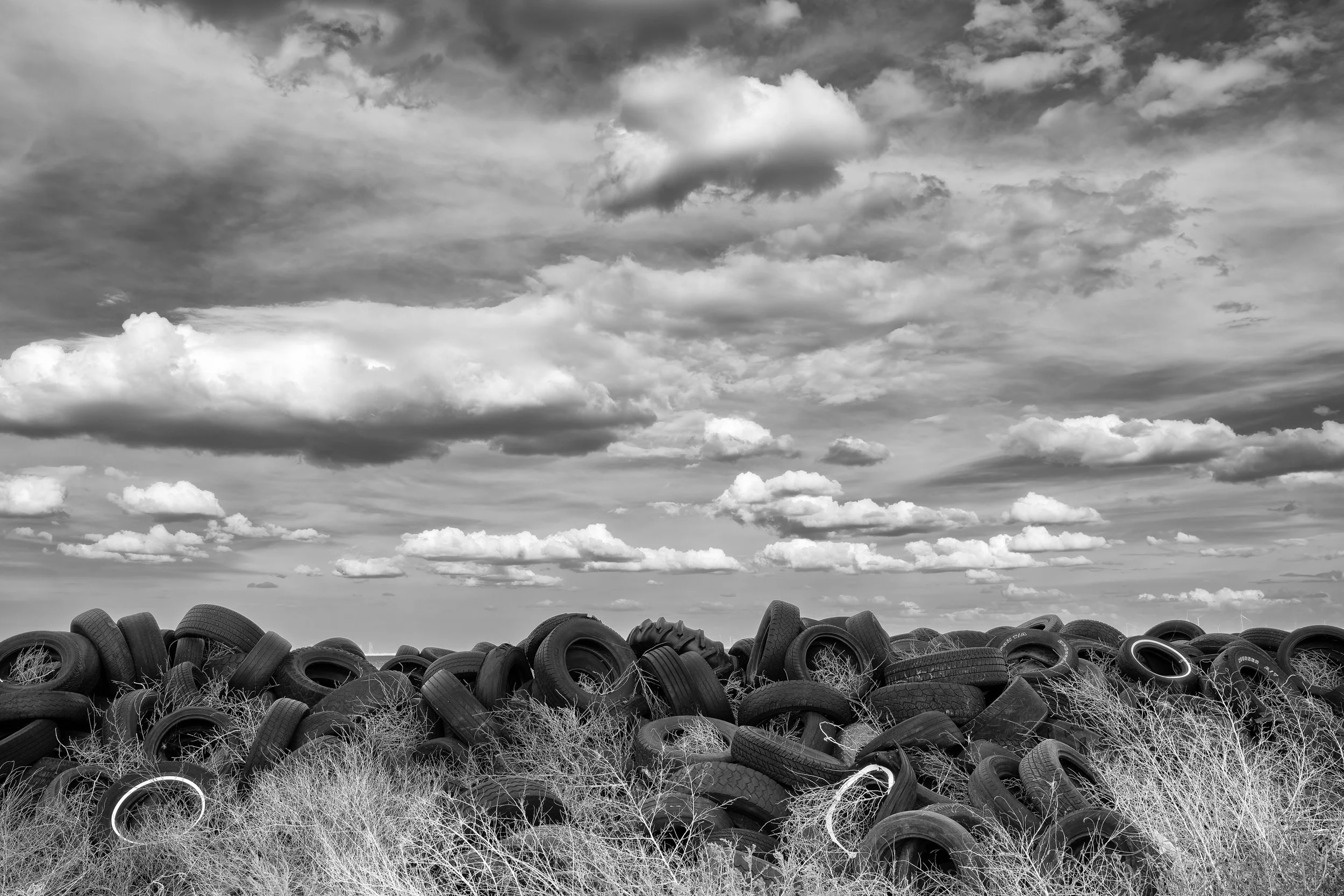 Tires, archival print, 12 x 18 in, 2024, $750, © Joel Dyer, Longmont, Colorado
