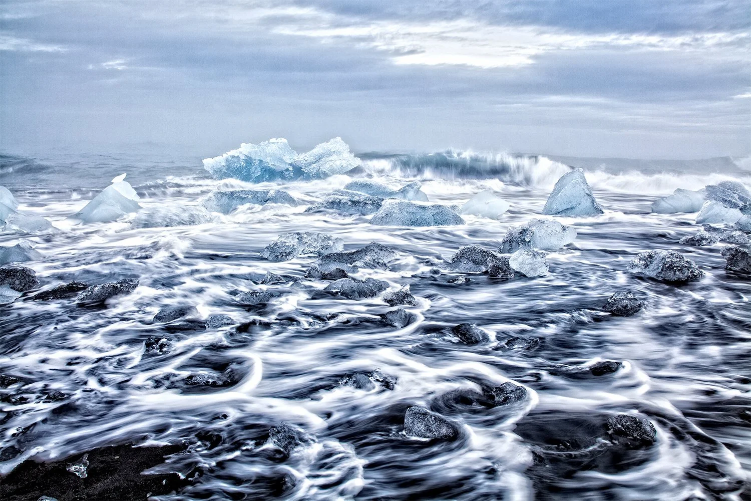 Jokulsarlon, Iceland, archival print, 30 x 20 in, 2014, $1800, © Ken Cavanagh, Westfield,  New Jersey
