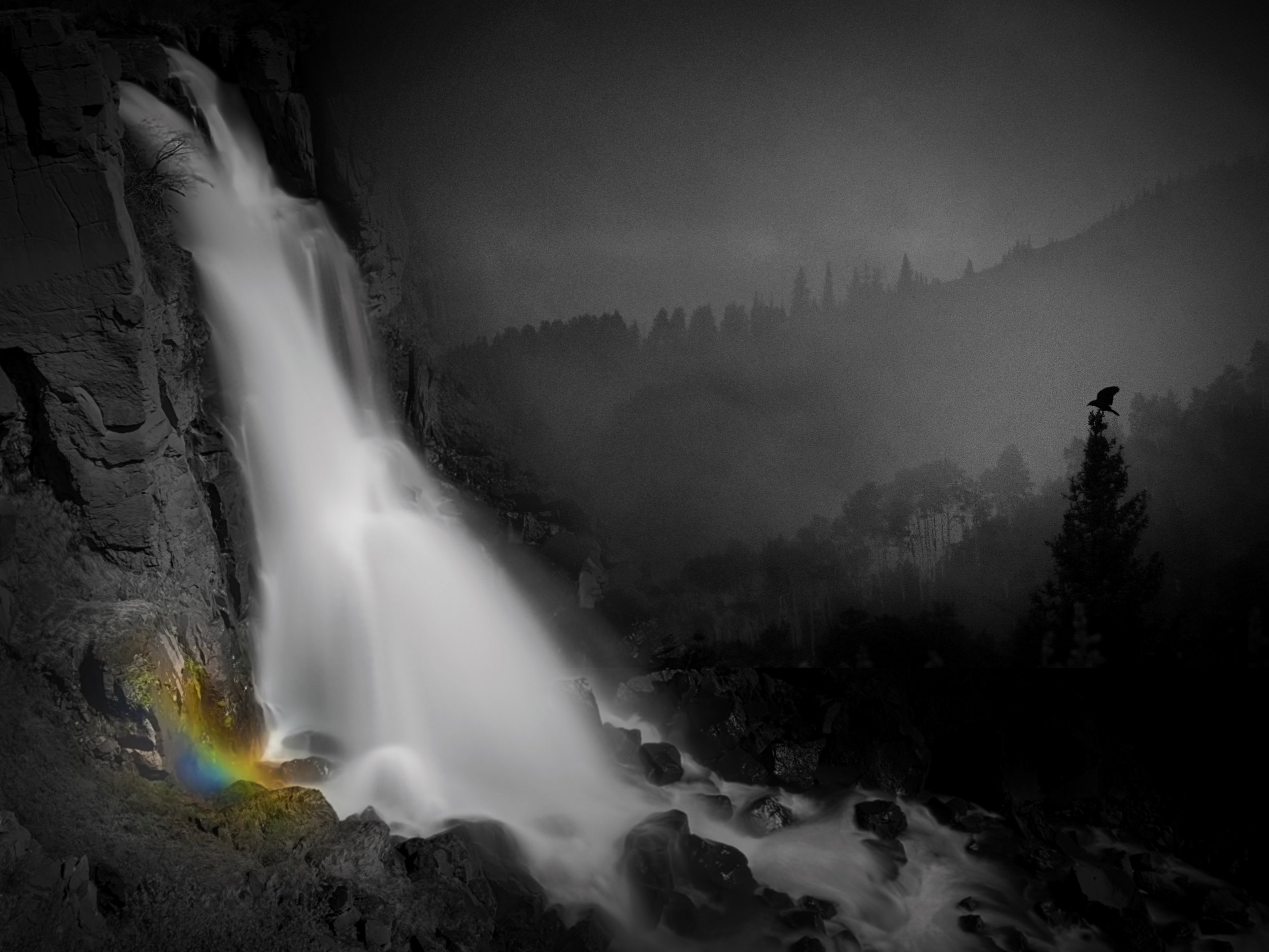 Light and Darkness, archival print, 24 x 16 in, 2025, $350, © Robert O. Endres, Pagosa Springs, Colorado