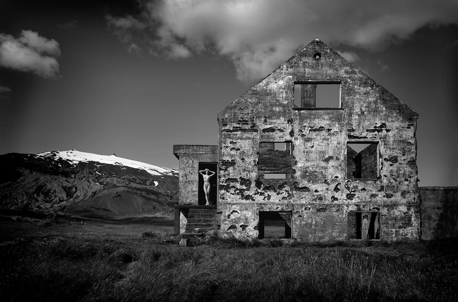 Stone Cottage, archival print, 16 x 24 in, $400, 2019, © John Prusak, Hartland, Wisconsin