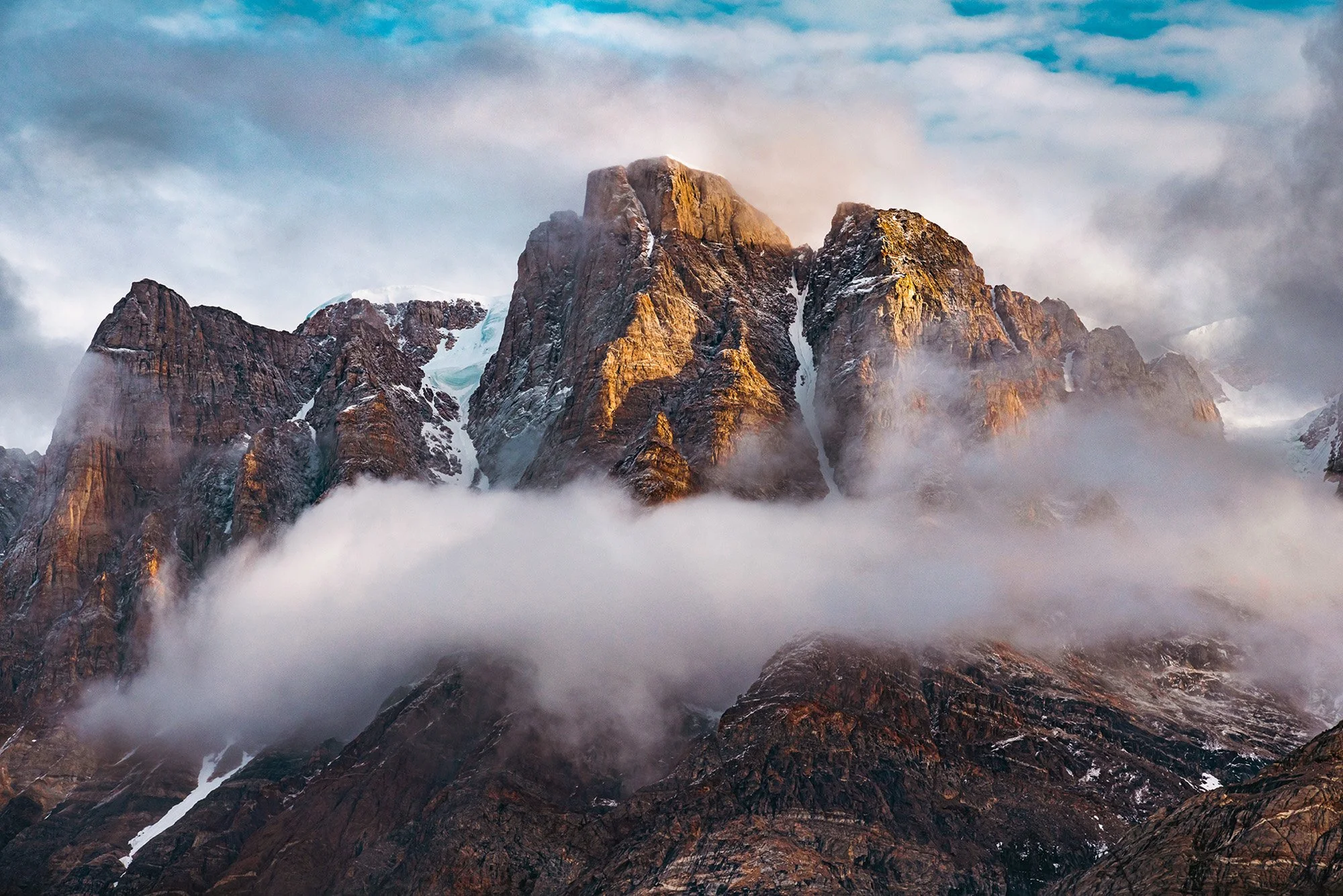 The Mountain Peaks, acrylic face-mounted photographic print, 24 x 36, 2023, Nathanael Cox, Summit, New Jersey