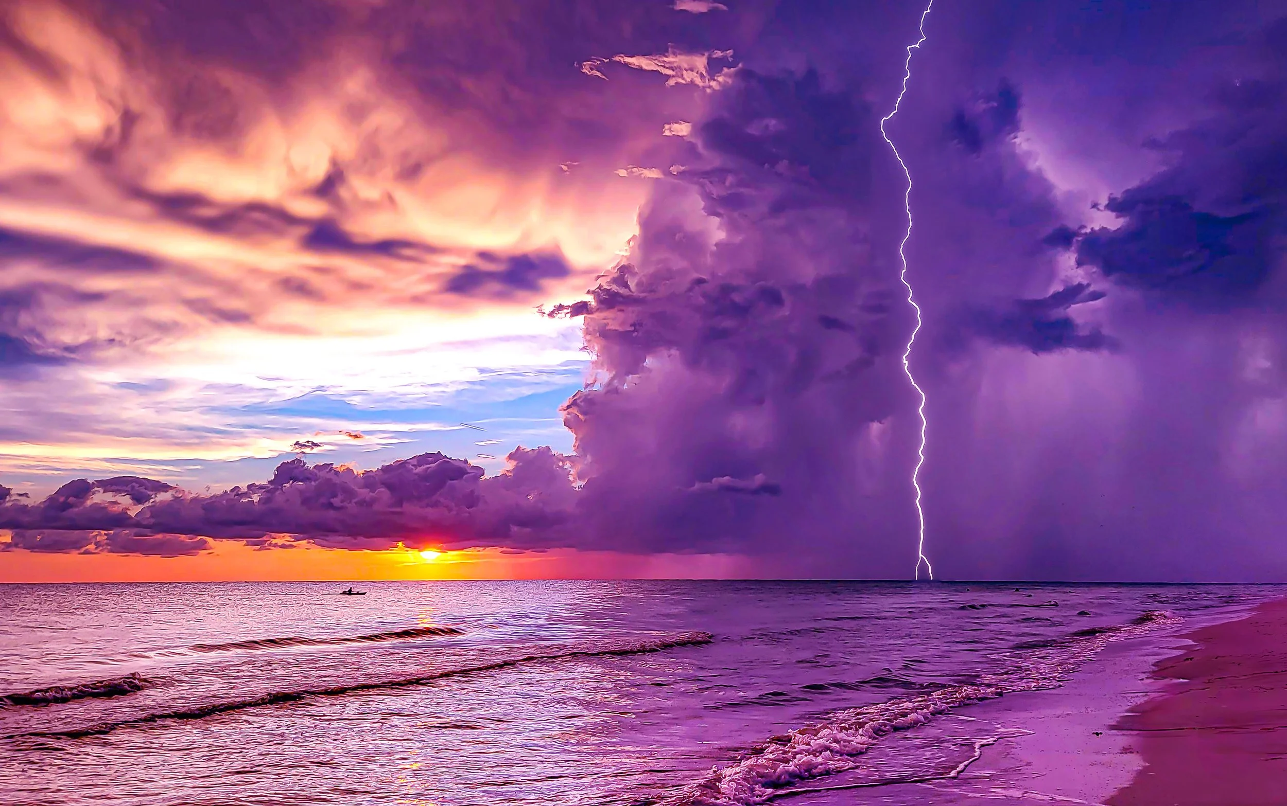 Purple Rain, photo transfer on metal, 36 x 22 in, 2022, $2500, © Christy Mandeville, Largo, Florida