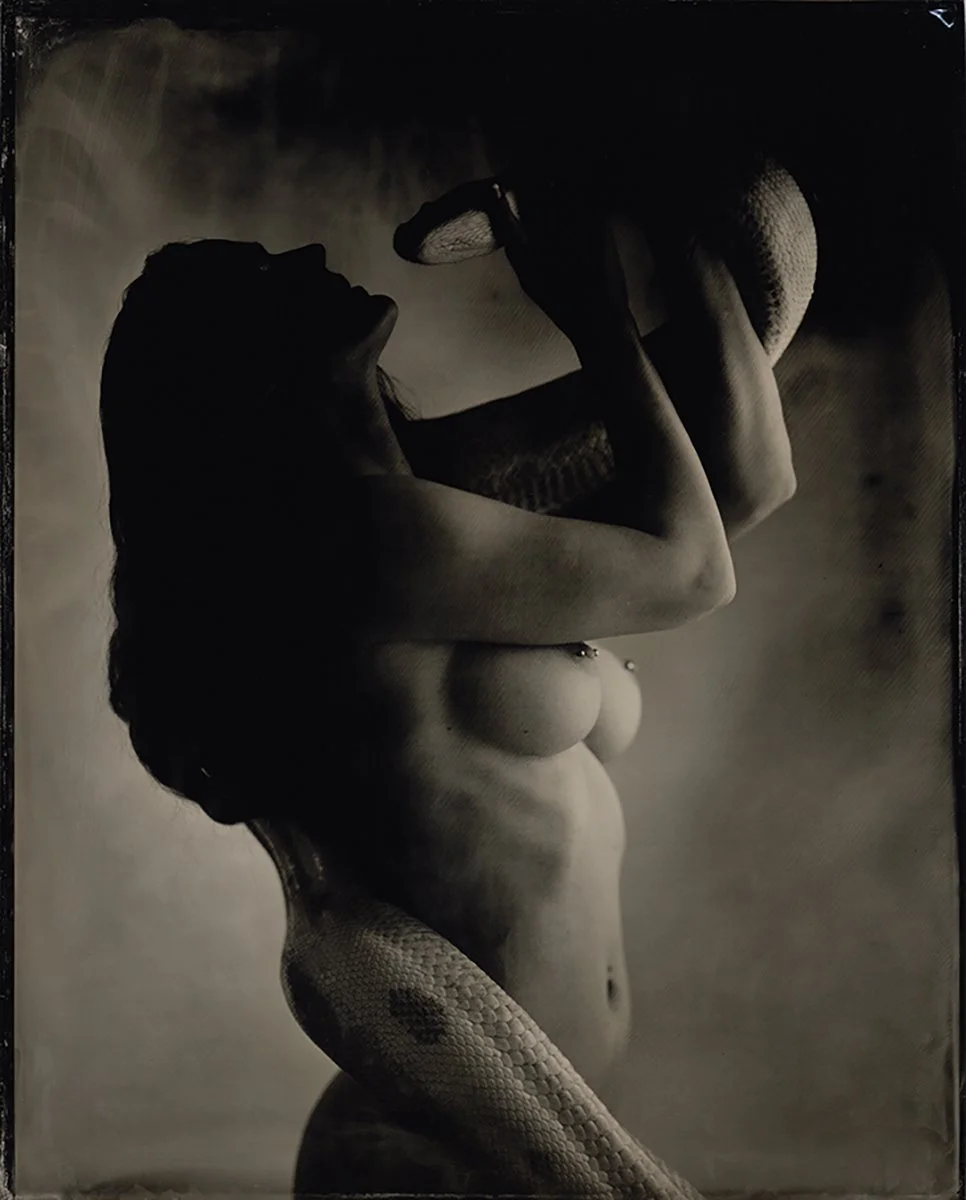 Eve, original tintype, 8 x 10 in, 2024, $350, © Kevin Black, Rio Rancho, New Mexico