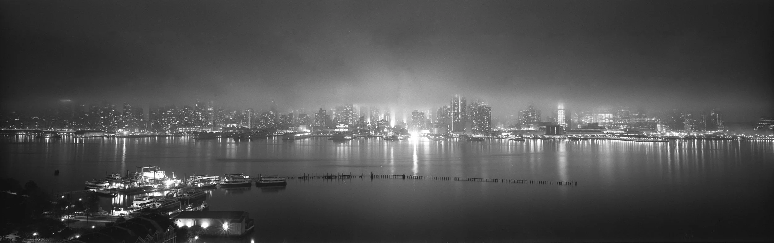 Foggy NYC, archival print, 32 x 14 in, 2022, $1400, © Derek Liu, Basking Ridge, New Jersey