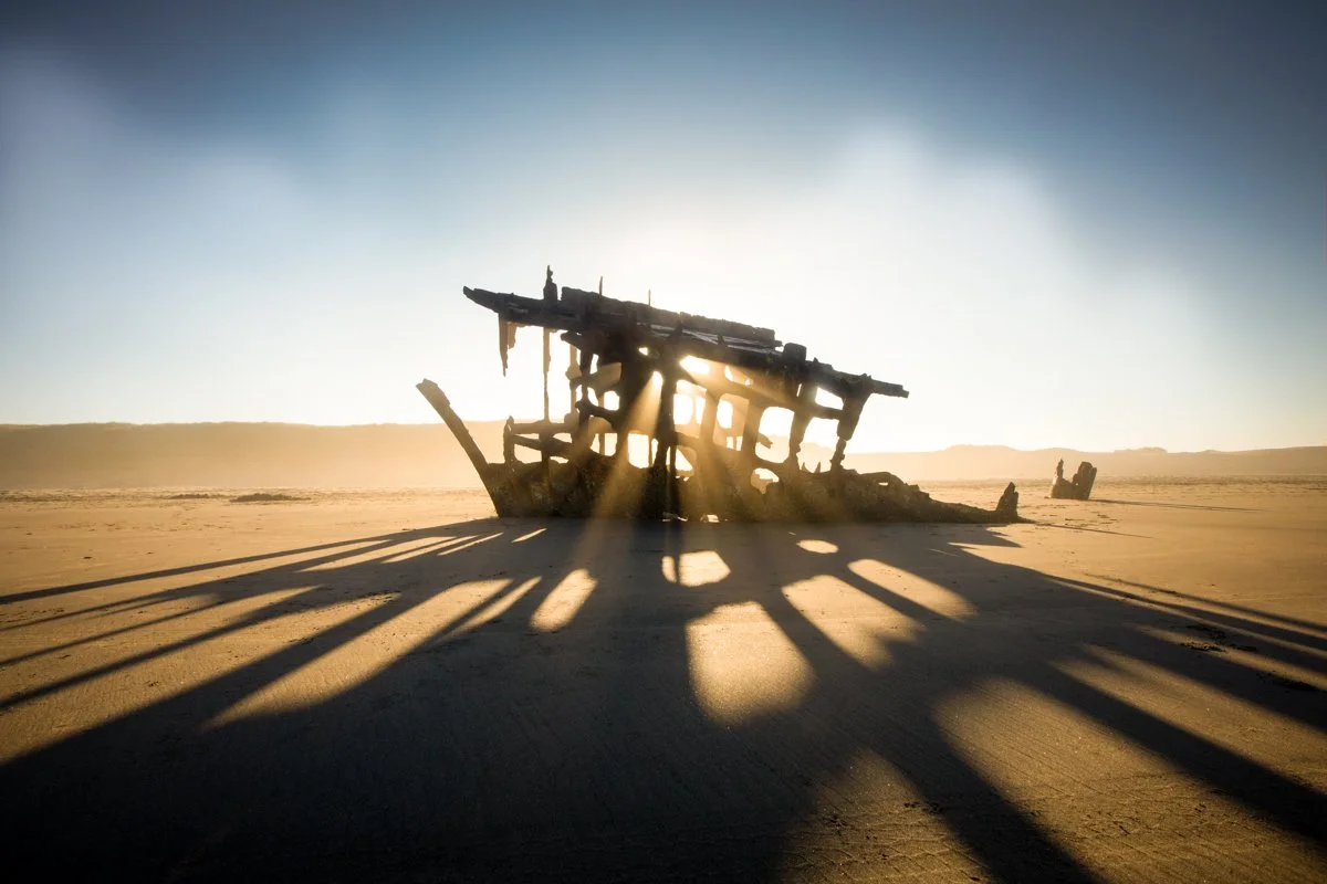 Shipwreck Shadows, satin metal print, 30 x 20 in, 2020, $500, © Teri Miller, Littleton, Colorado