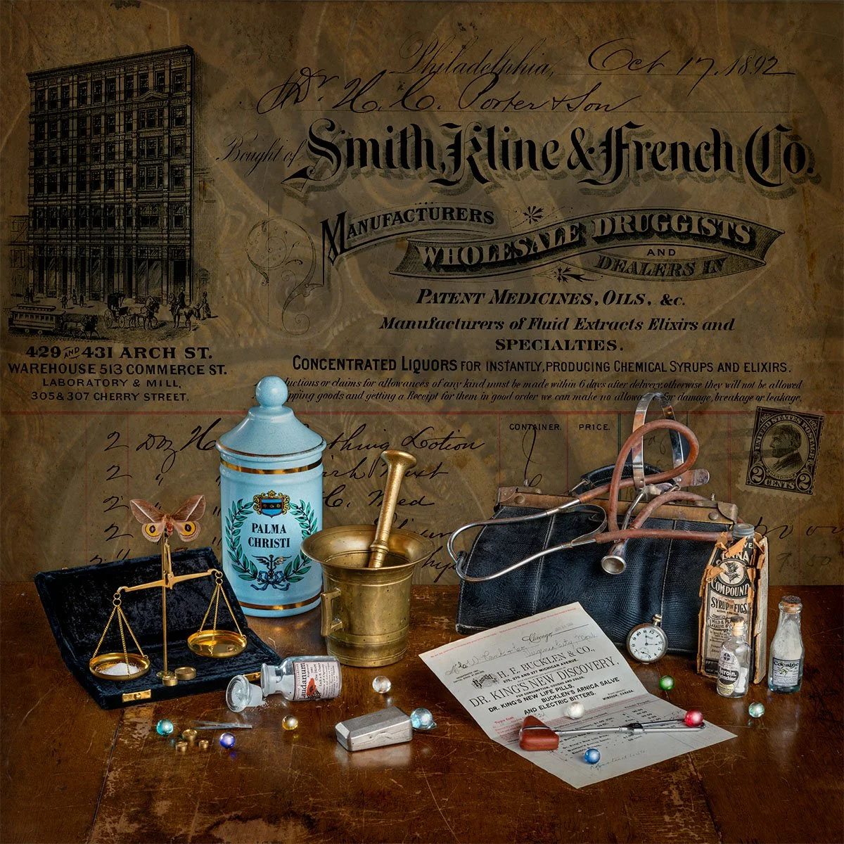 Electric Bitters, archival pigment print, 12 x 12 in, 2020, $300, © Beamie Young, Dickerson, Maryland