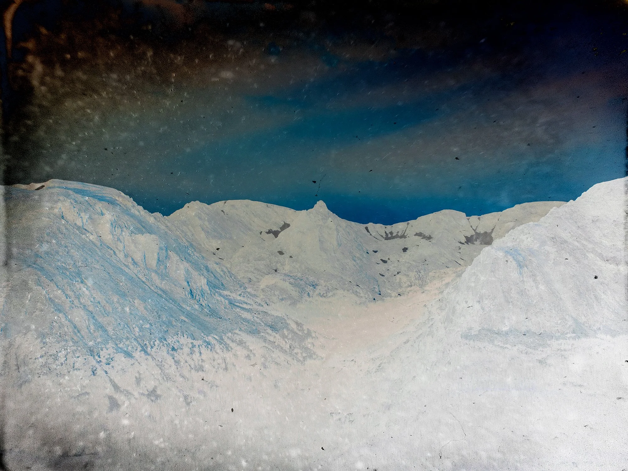 Landing Cliffs, archival print, 20 x 24 in, 2024, $400, © Christopher Bennett, Detroit, Michigan