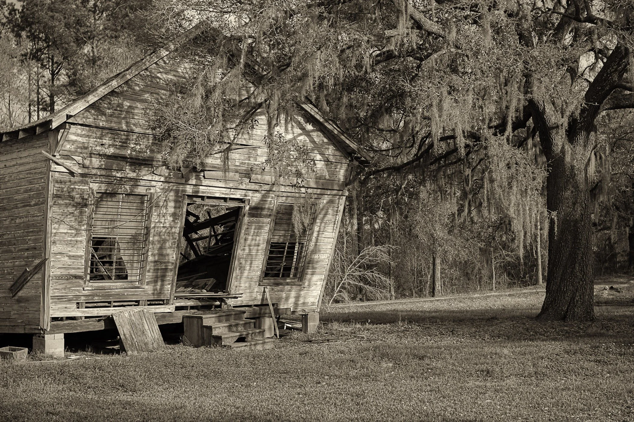 Abandoned Store, Archival print, 7 x 5 in, 2021, $250, Richard Schramm, Carrboro, North Carolina