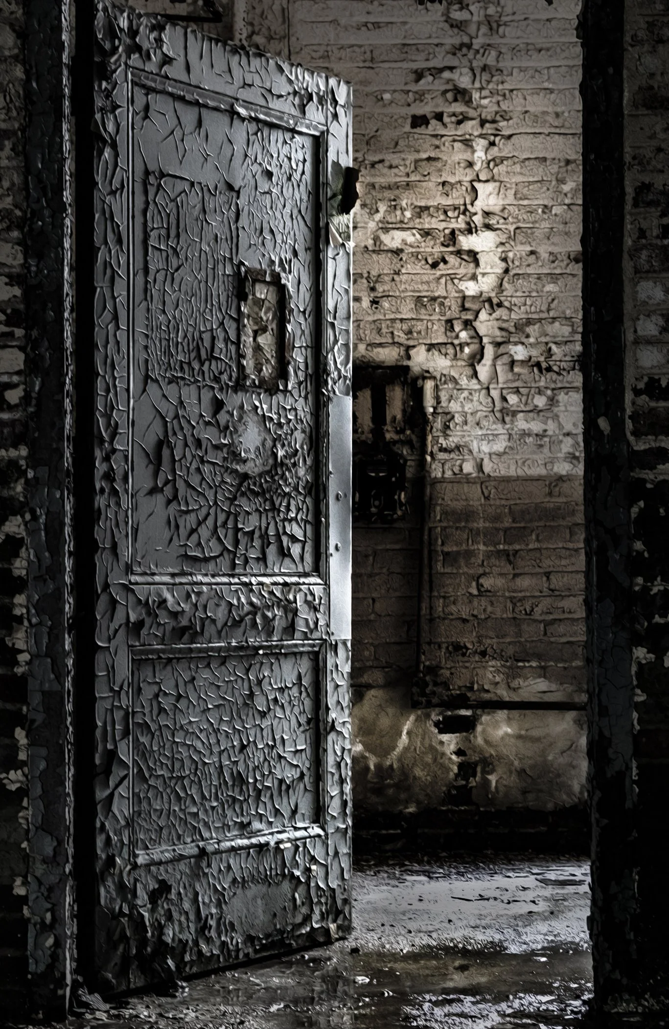 Found the Exit, Archival photo print, 12" x 8", 2020, $60, Mary Eileen Carson, Harrisburg, Pennsylvania