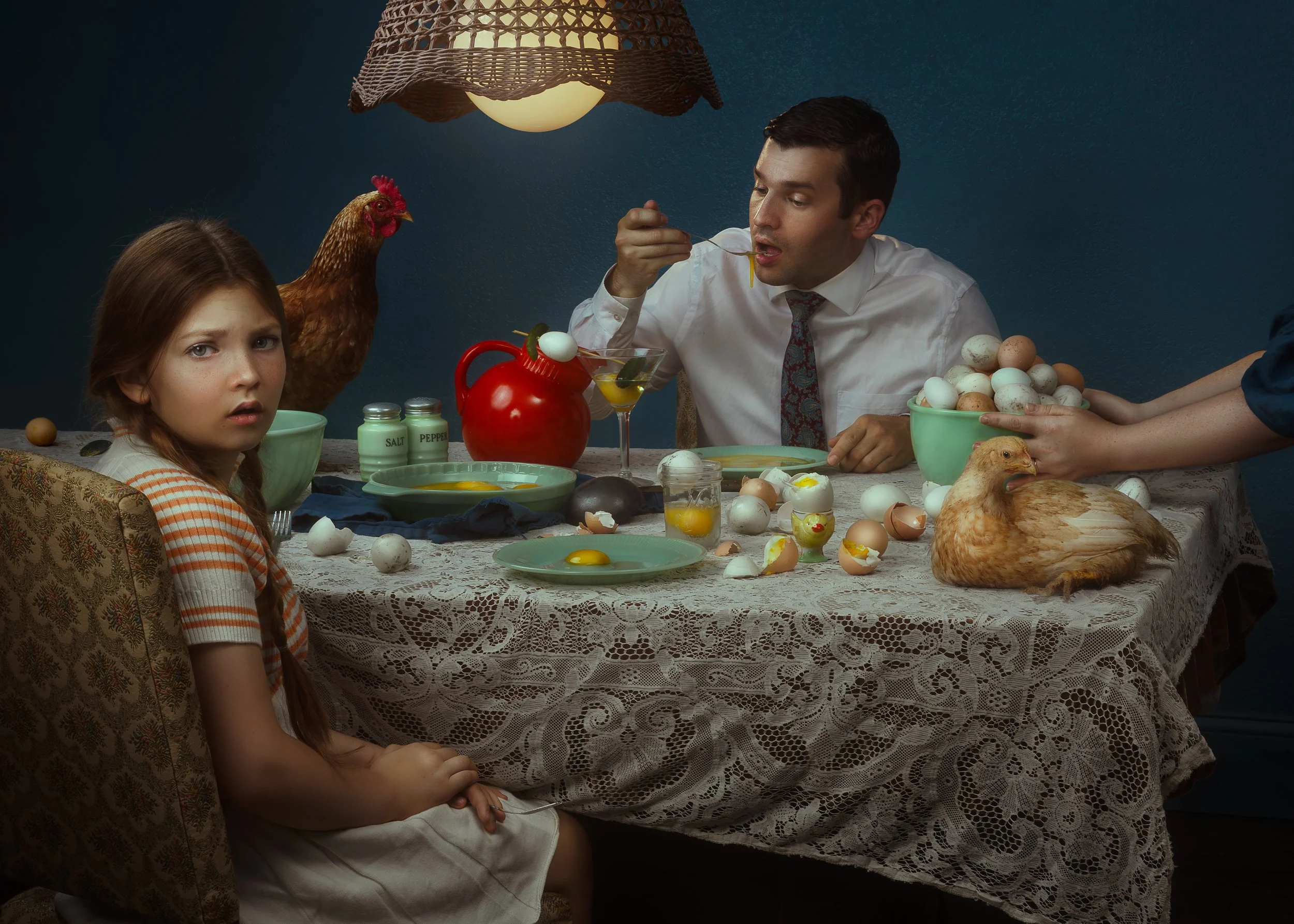 Trickle-Down Eggonomics by Beth Stahn