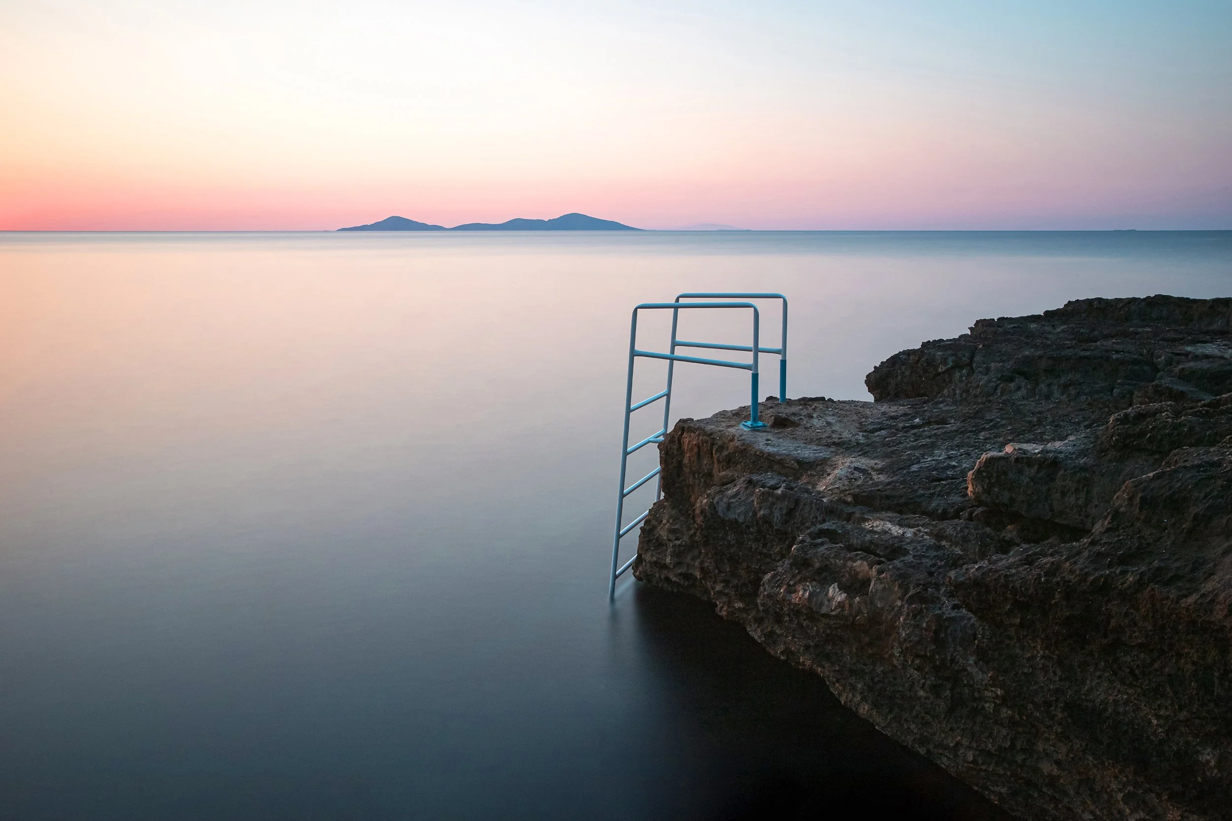 The Island, matte paper, 17.64 x 26.46 cm, 2020, Vangelis Makridis, Alimos, Athens, Greece