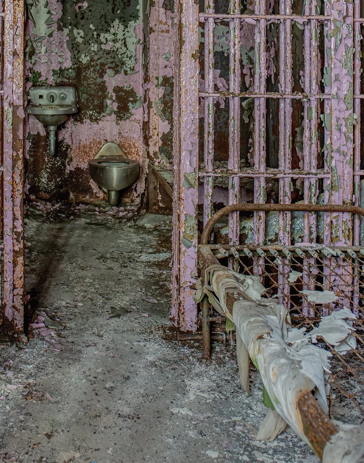 Jail Bed, Archival print, 14 x 11 in, 2020, $175, Joan Eckhardt, Okatie, South Carolina