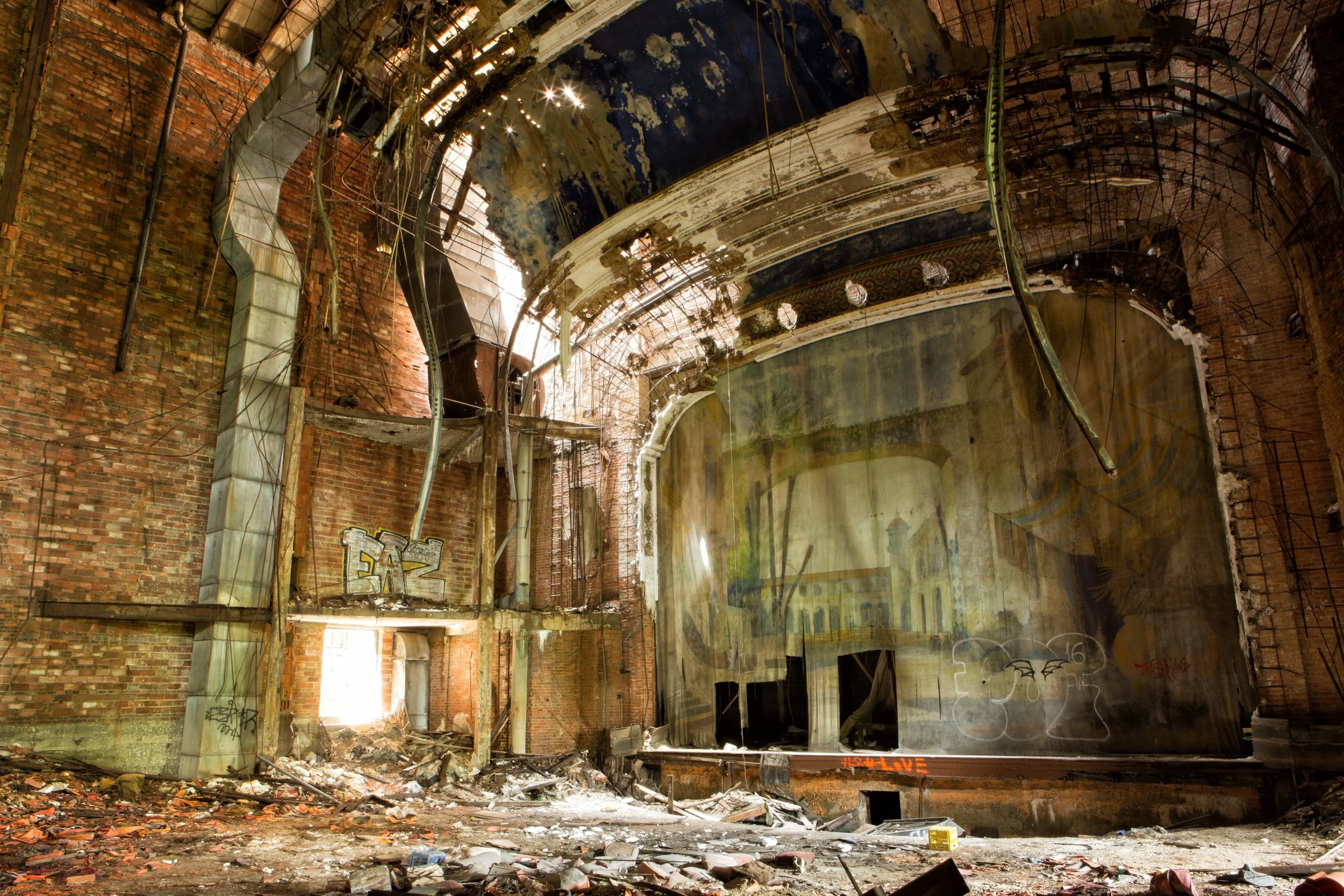 The Palace, photo transfer on aluminum, 16 x 24 in, 2018, $795, Rebecca Skinner, Franklin, Massachusetts