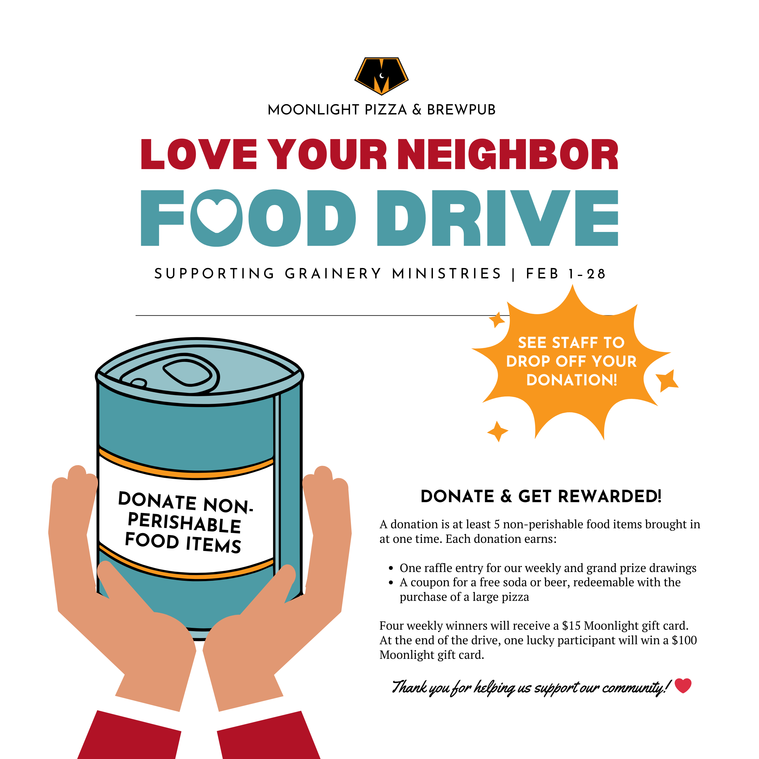 Love Your Neighbor Food Drive 
