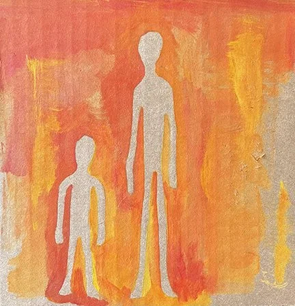 Untitled work on cardboard - 2026