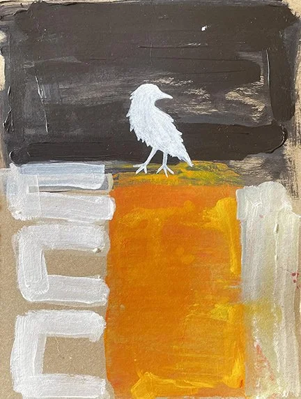 Untitled work on cardboard - 2026