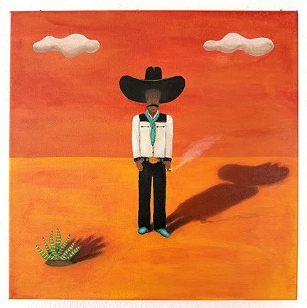 'Cowboy' - acrylic on canvas - 12 x 12"  - 2026