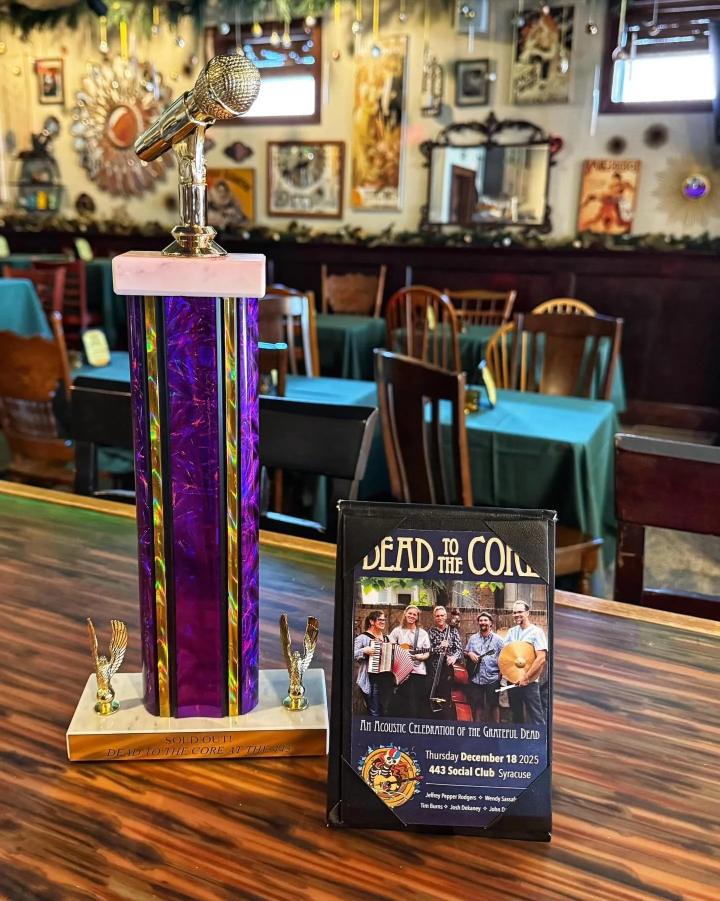 What a sweet way to close out the year of music&mdash;with Dead to the Core&rsquo;s 10th sold-out show at the 443 Social Club. That&rsquo;s in addition to 21 (!) sold-out Shakedown Sundays at the 443. 

We take a lot of chances with this project&mdas