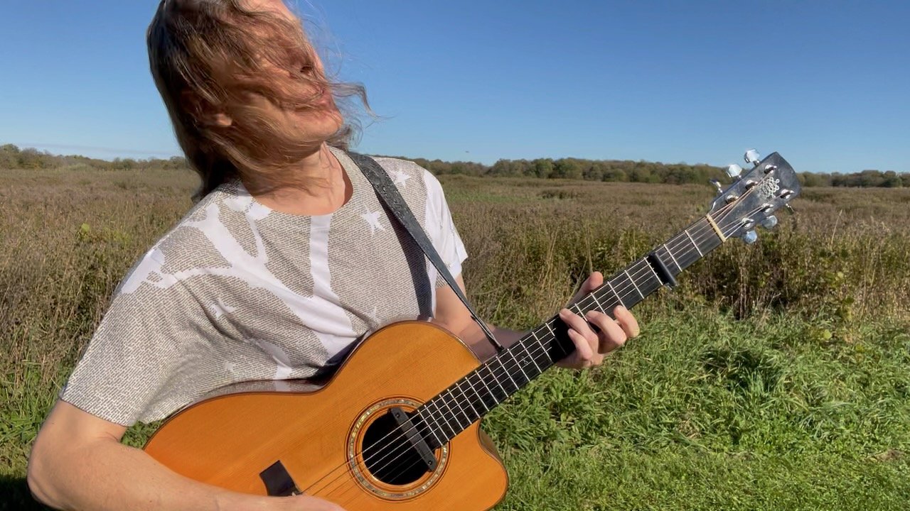 Hippie hair—for the first time
