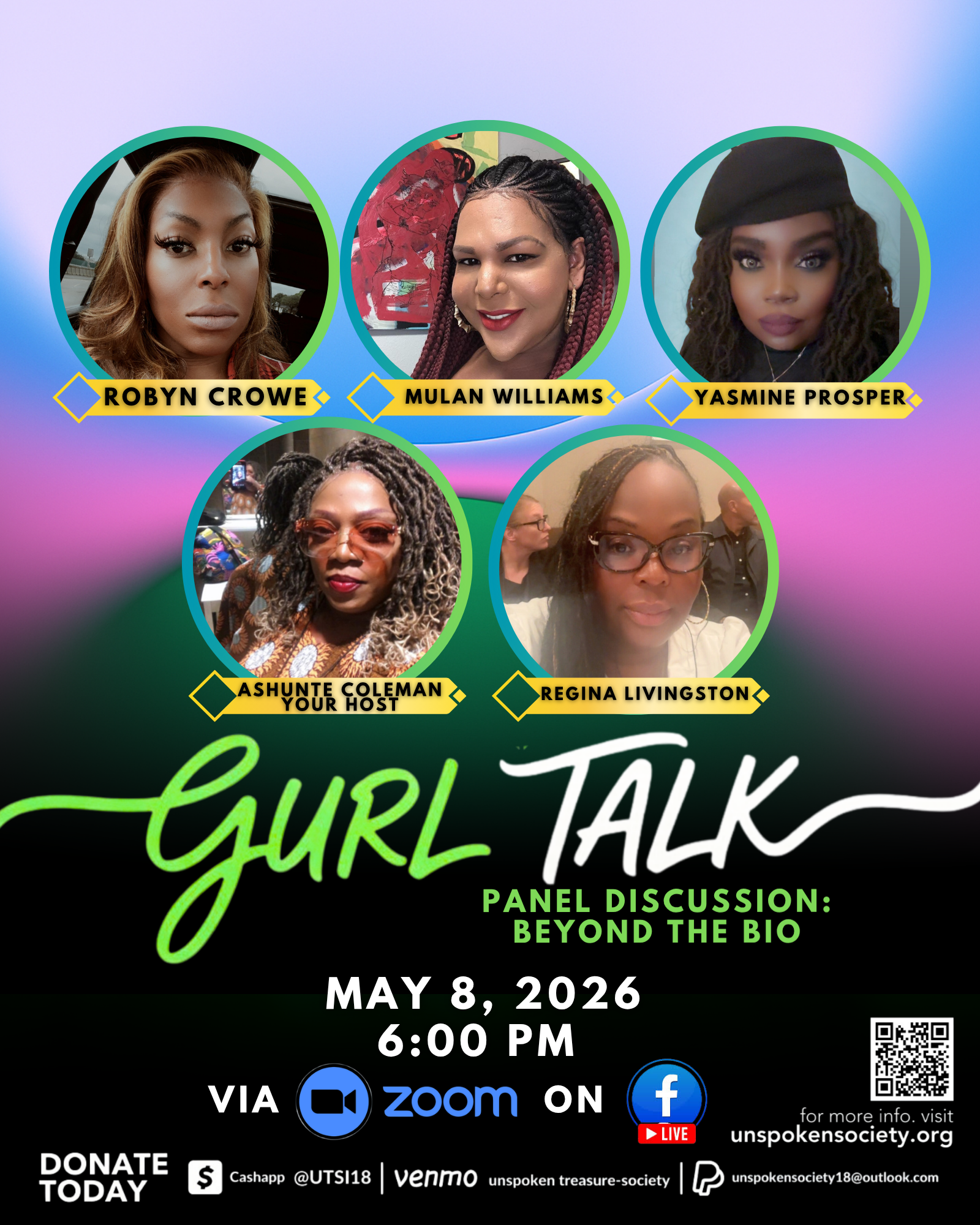 GURL TALK - A Discussion Beyond the Bio
