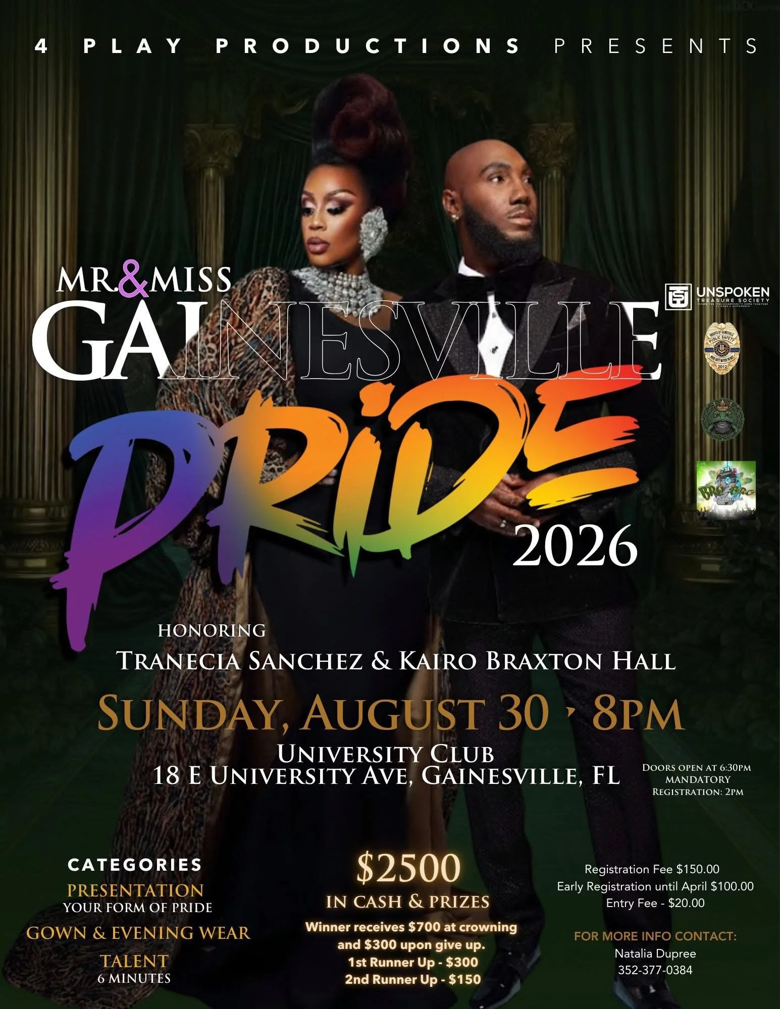 Mr & Mrs Gainesville Pride 2026