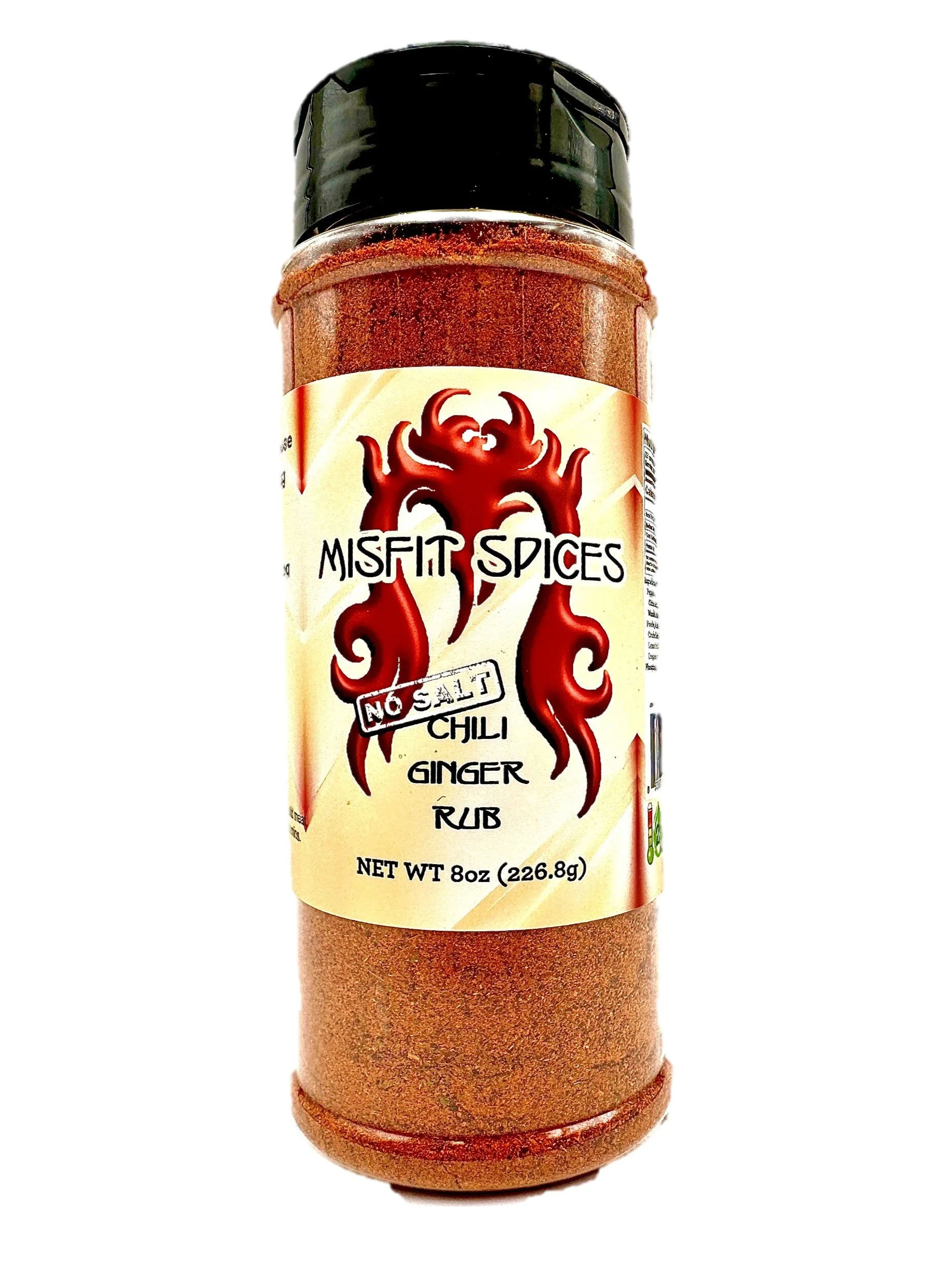 Chili Ginger Rub- No Salt BIG Bottle