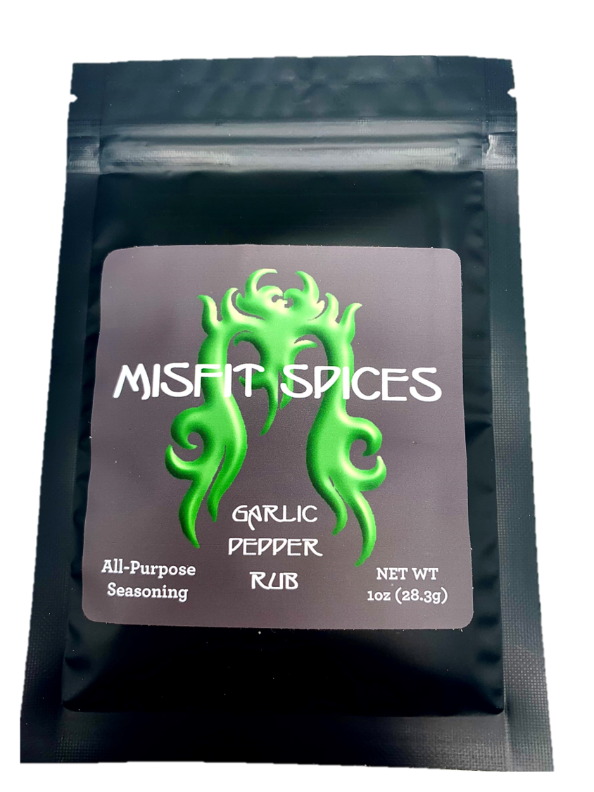 elux vape juice bulk Garlic Pepper Rub- Packet — Misfit Spices