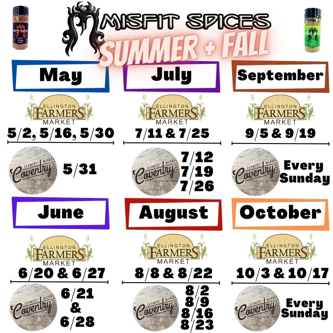 2026 Summer/Fall Market Schedule