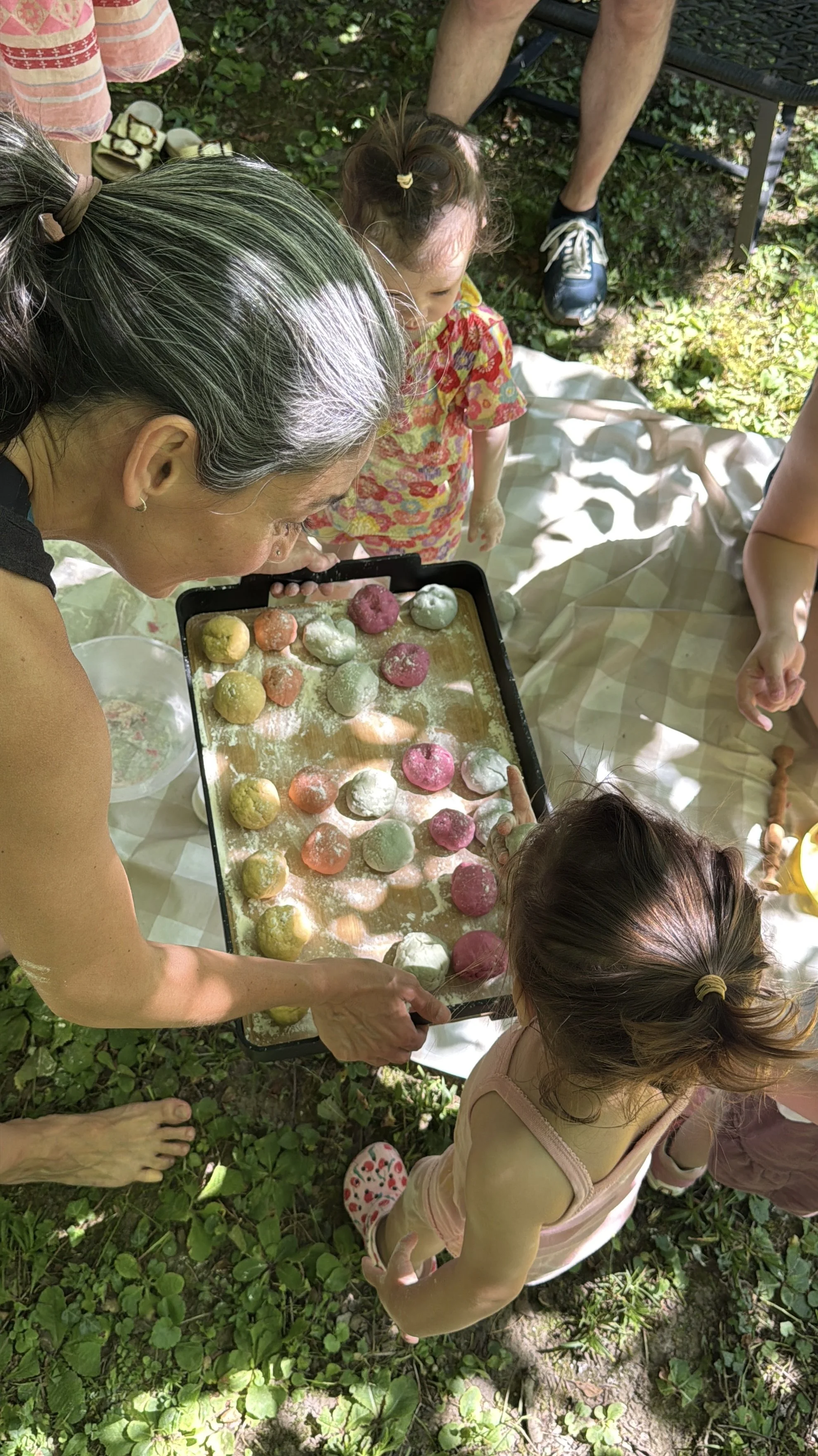 Play-dough session with natural ingredients 
