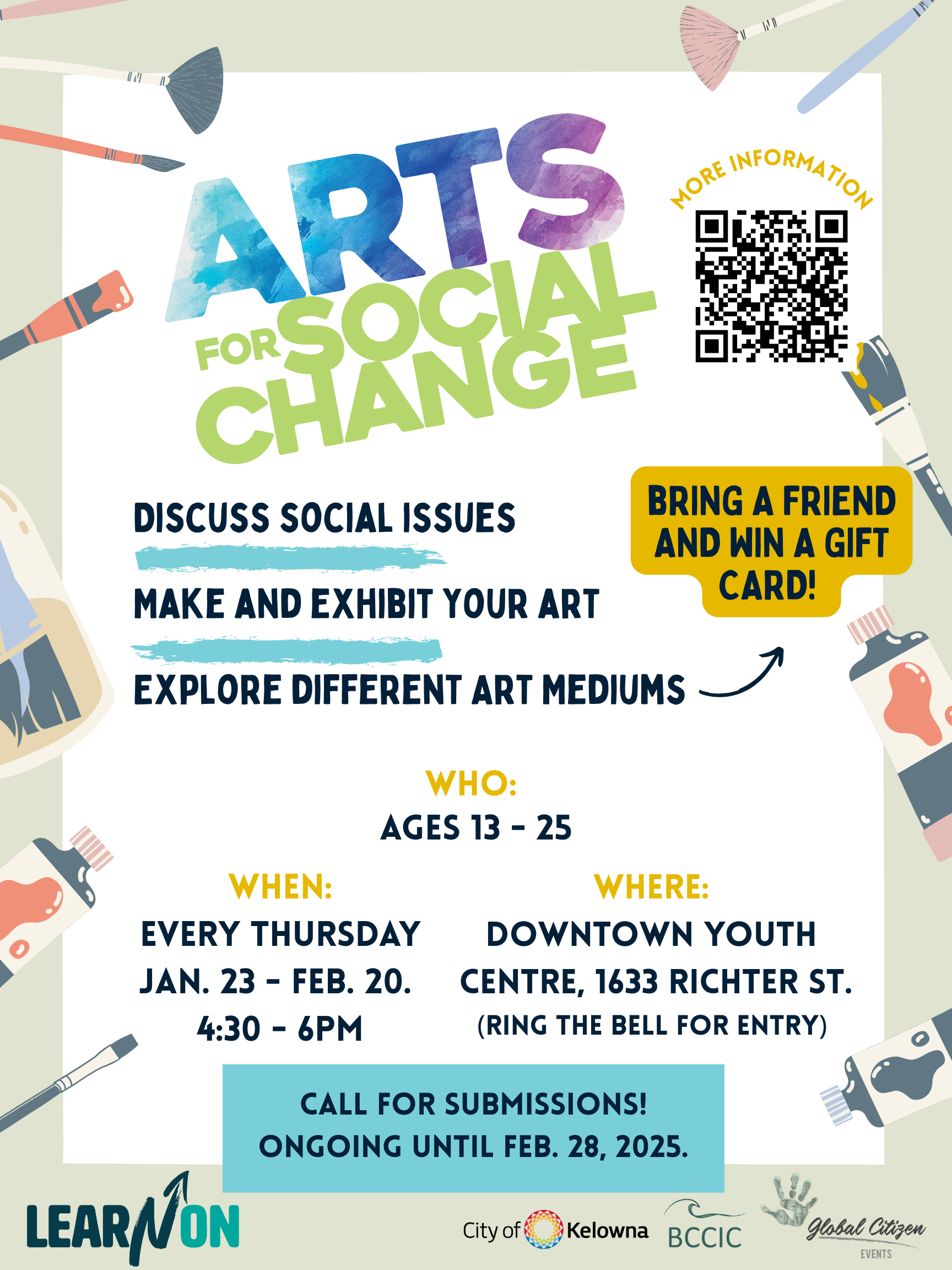 Arts for Social Change Workshops