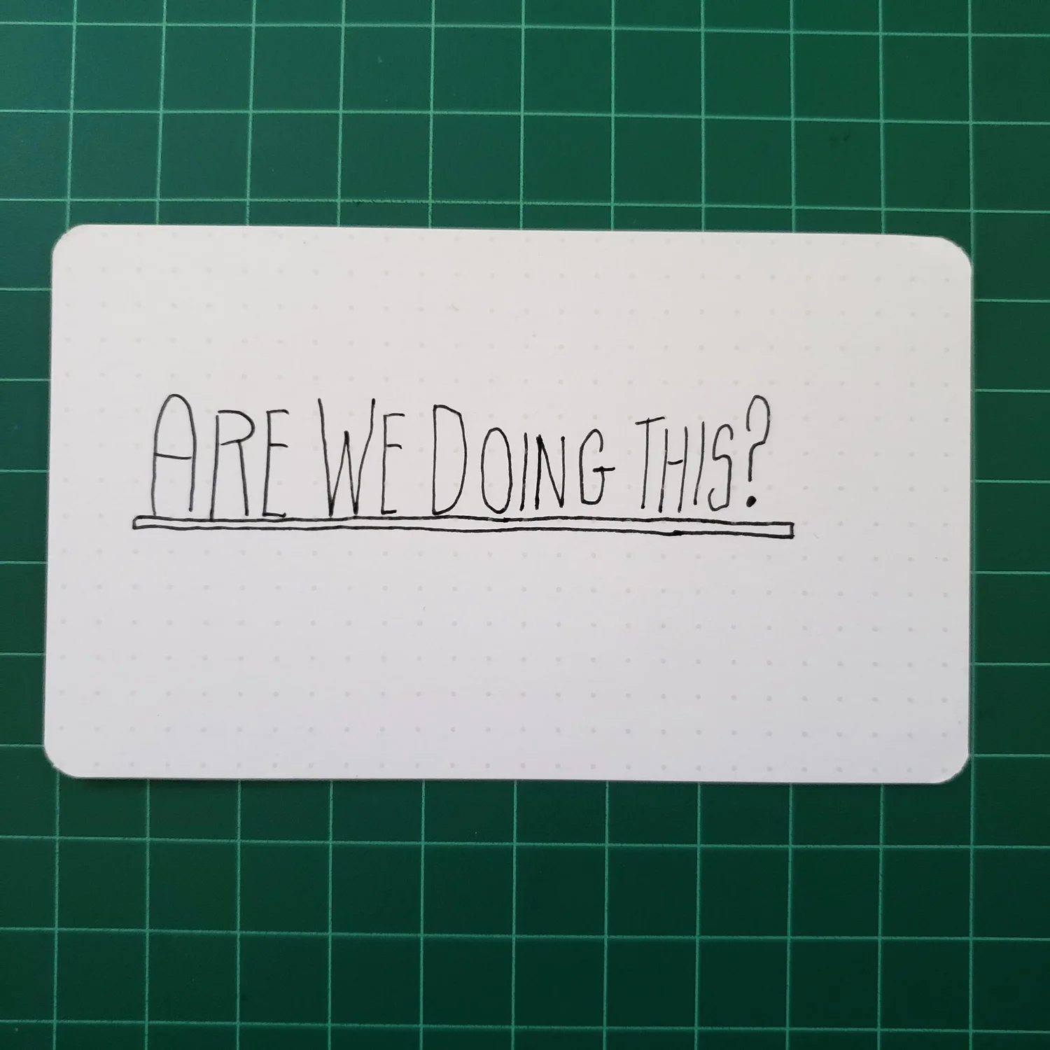 Are We Doing This? podcast artwork