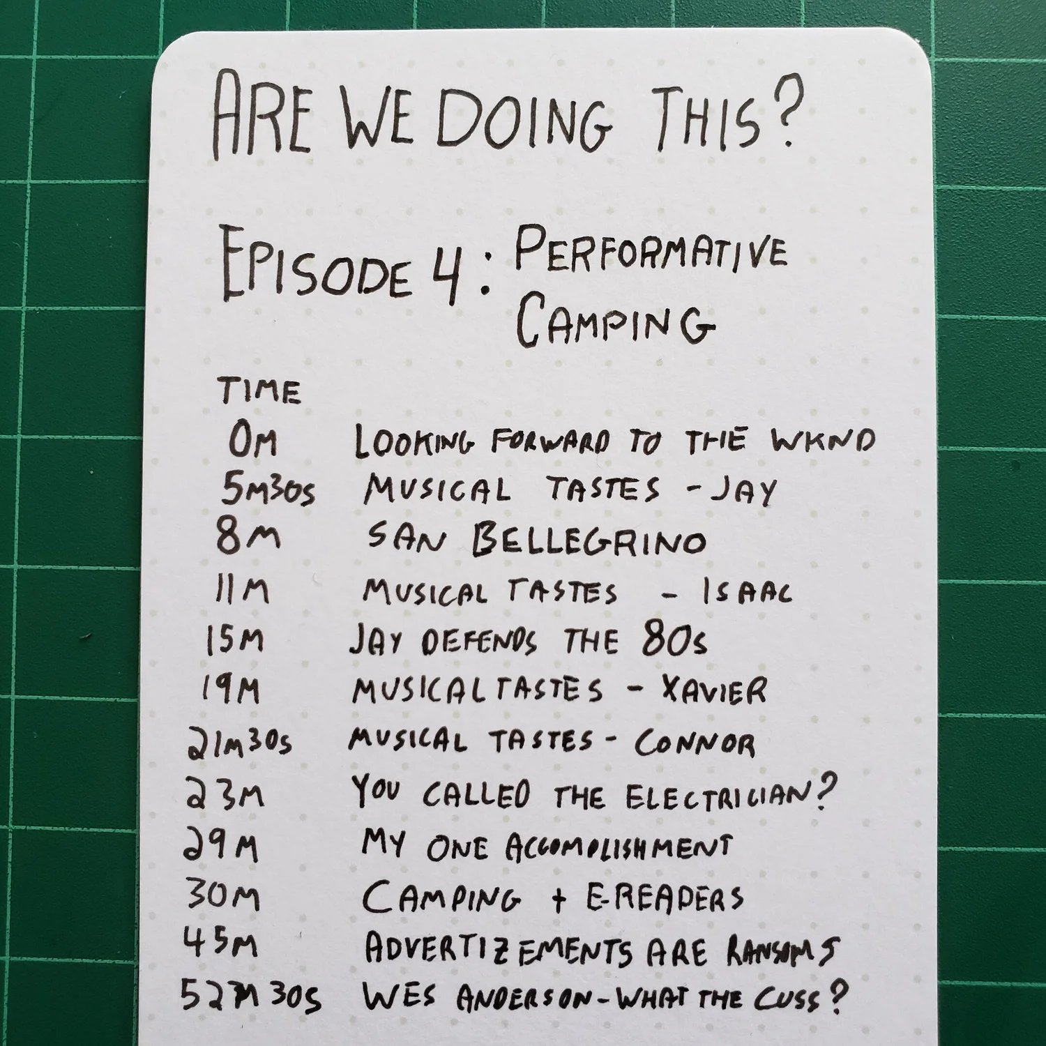 Performative Camping episode artwork