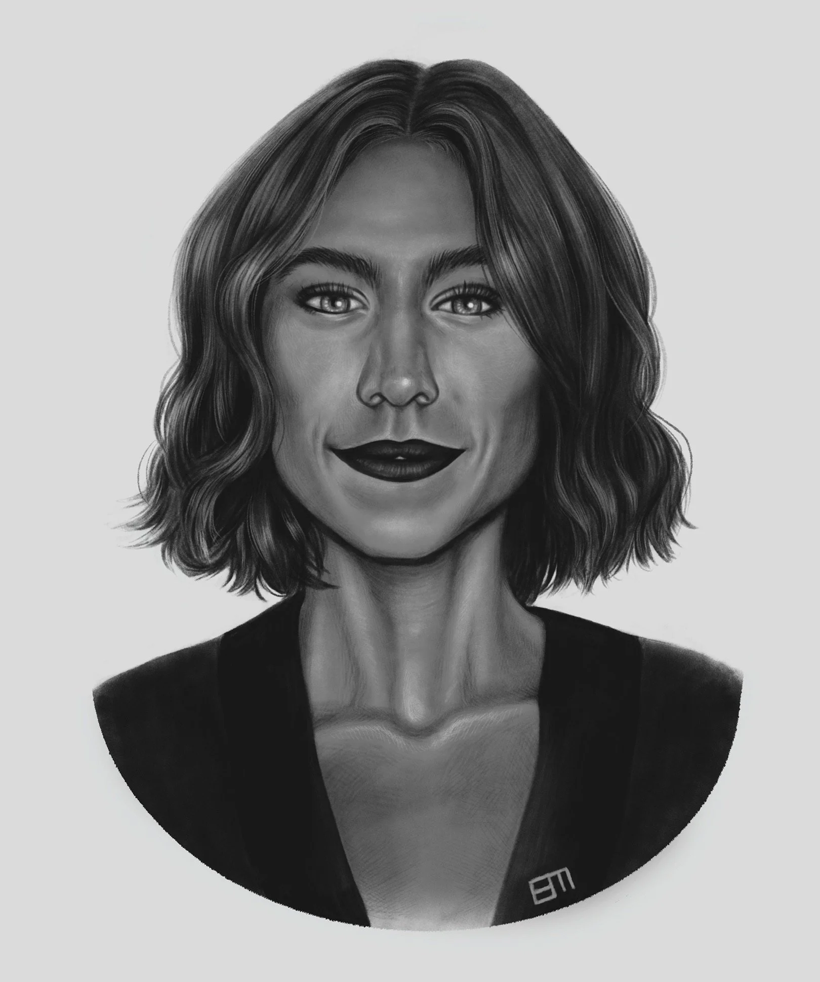 Alexa Chung, 2022 // digital painting