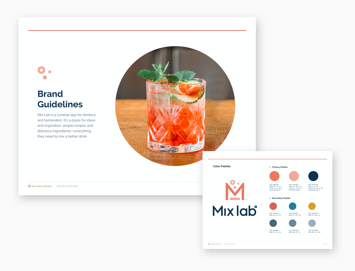 Bacardi Mix Lab Brand Guidelines