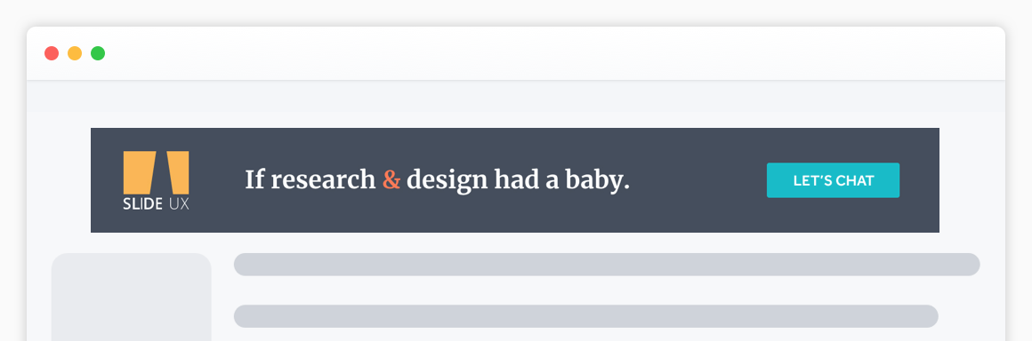 Slide UX Web Banners