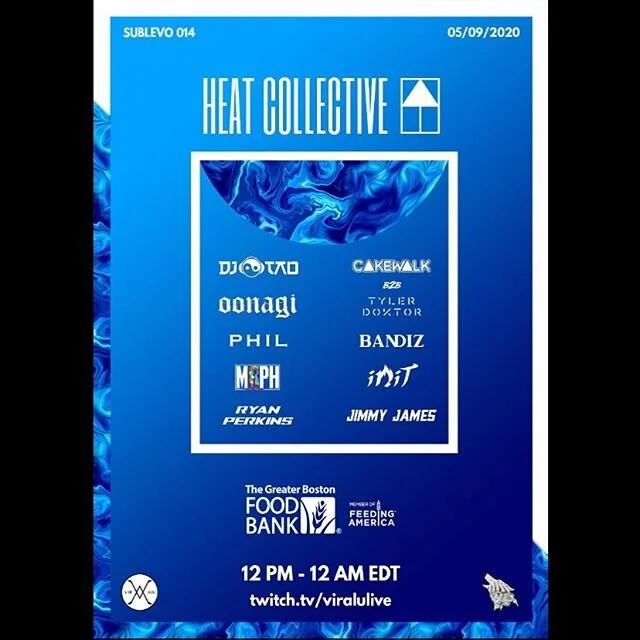 Weather is getting warmer and might have to do with this line up full of heat.

Saturday May 9th a 12 hour long live stream fundraiser that once again is for a magnificent cause. Come dance with us in your living rooms and please donate if you can. T
