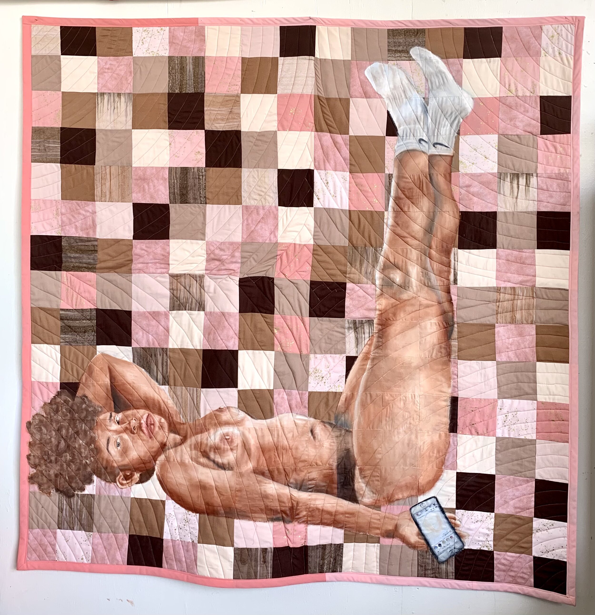 I Feel Your Poison Running Through My Veins
Painted Quilt
2020