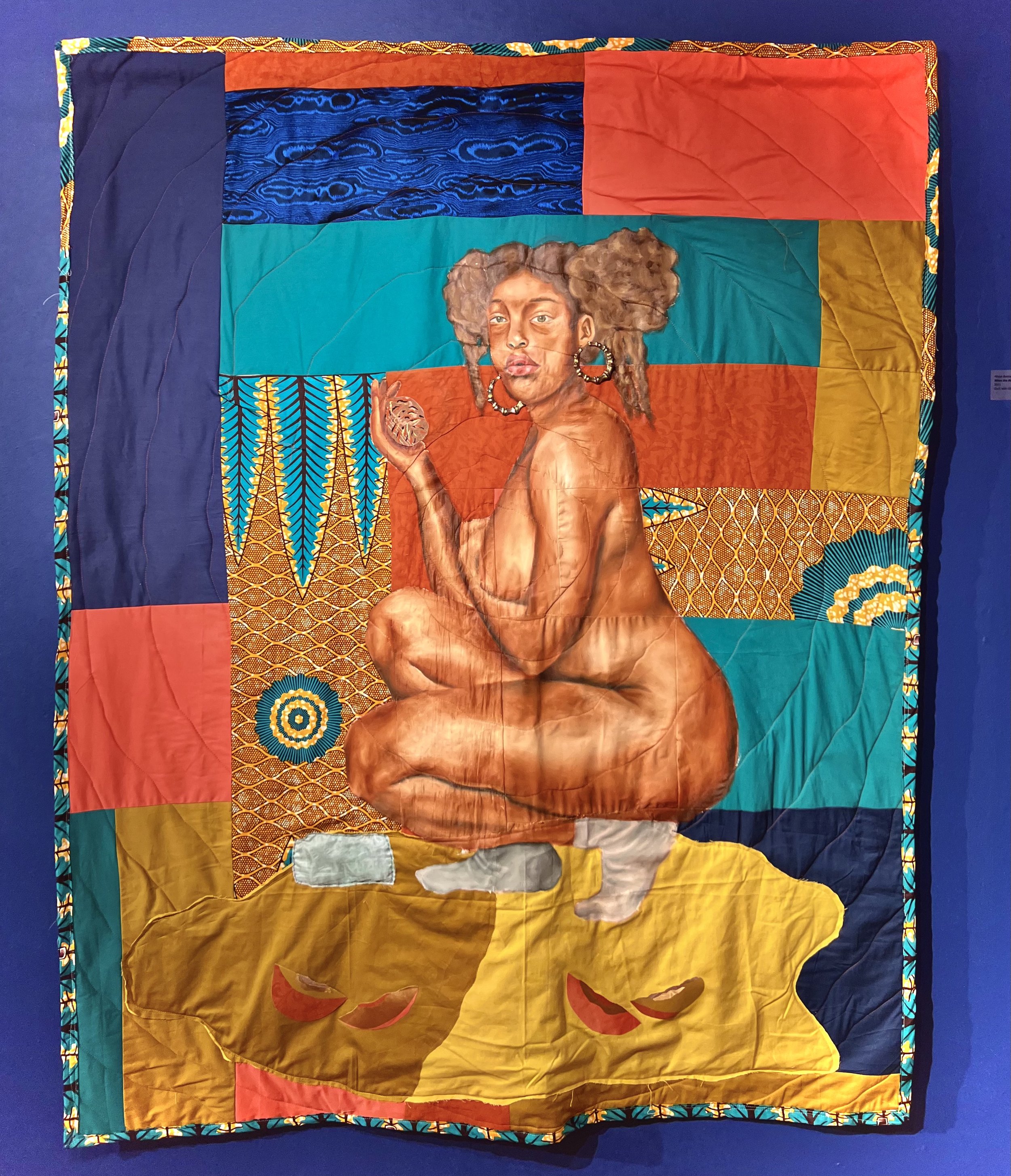 When The Kindred Go Marching In
2021
Quilt with Oil