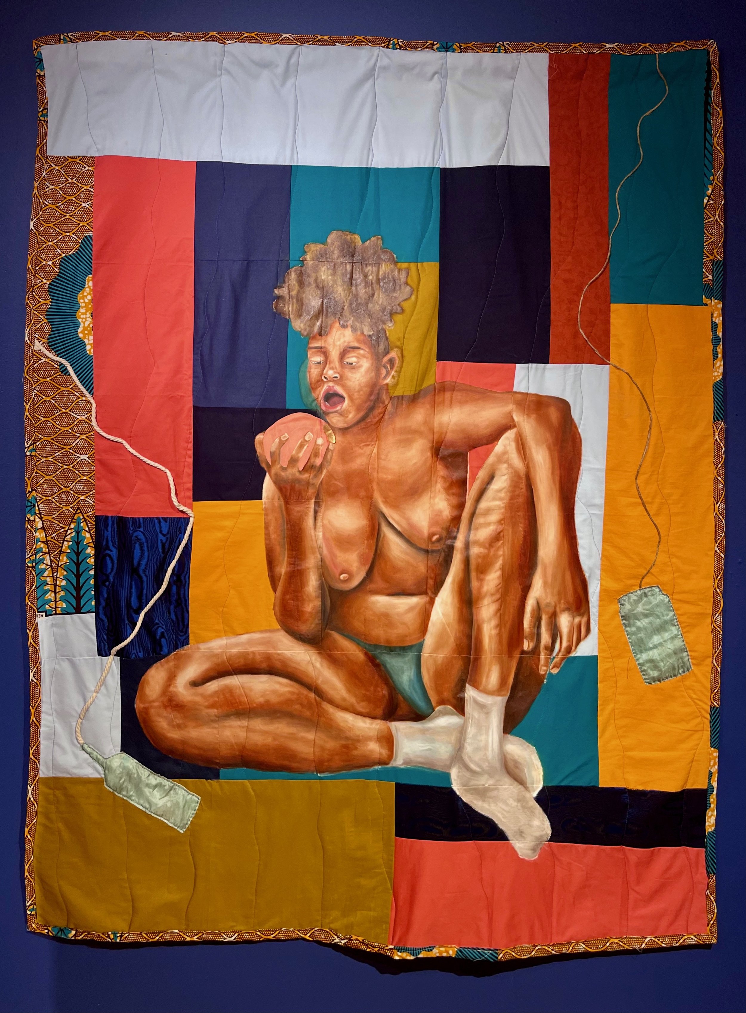 In All Its Sweet Glory
2021
Quilt with Oil