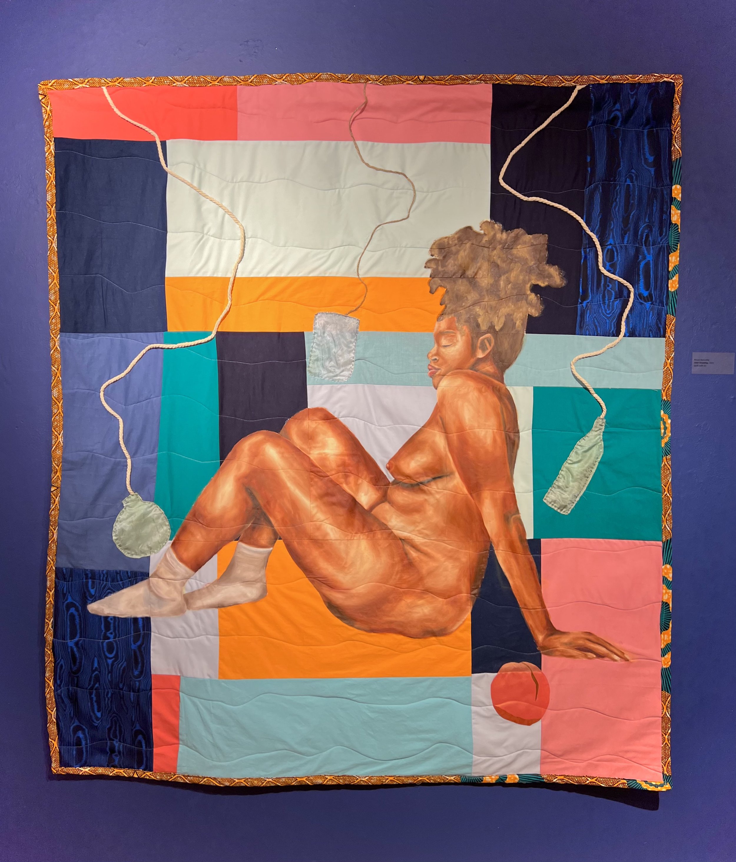 Clear-Knowing
2021
Quilt with Oil