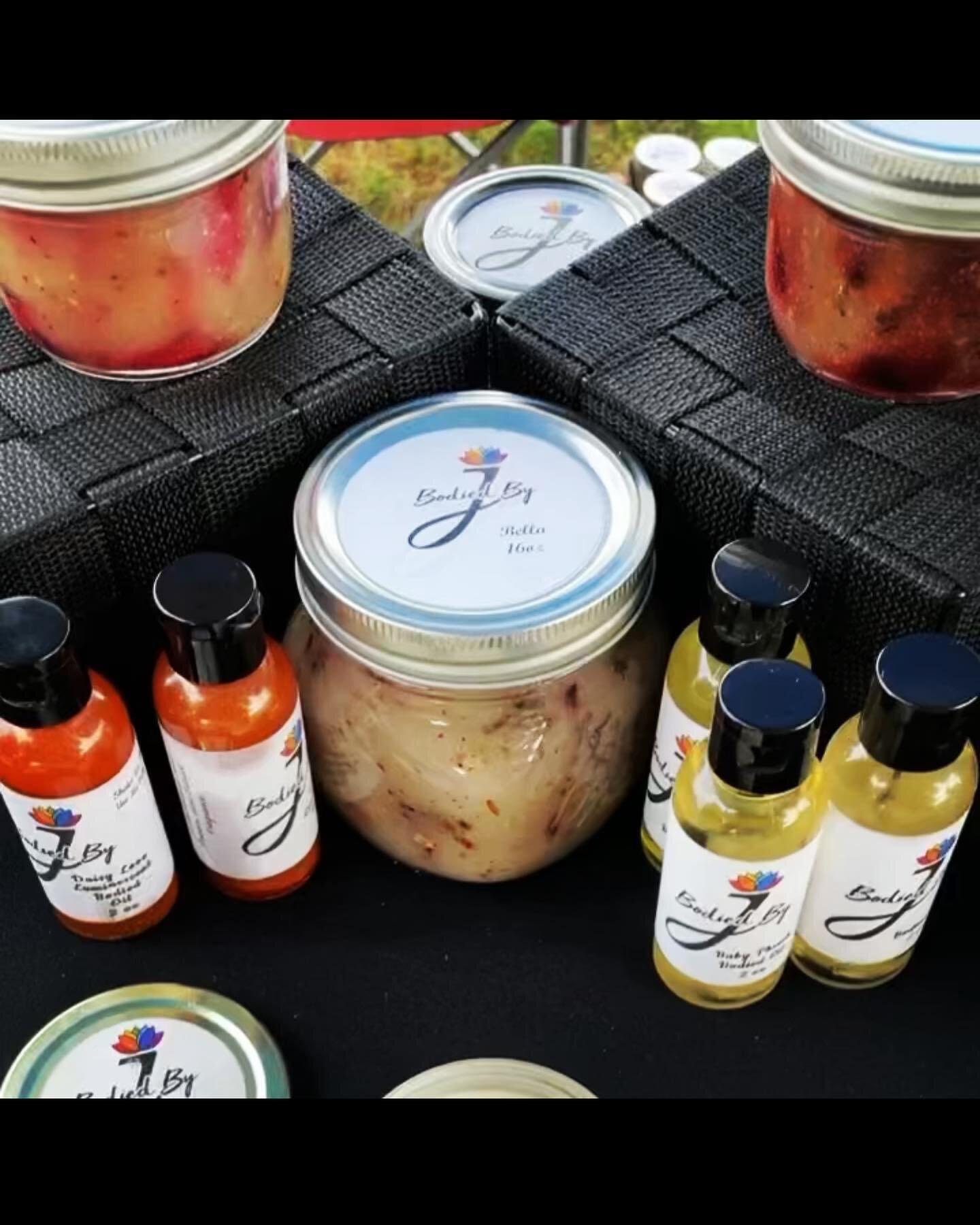 Body scrubs and oils! Bodied By J will have you summer time fine!