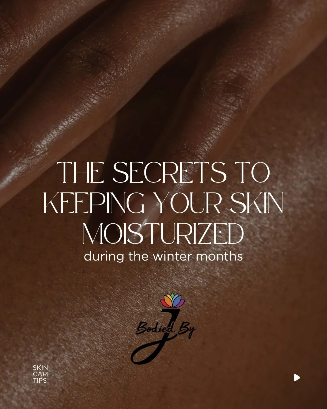 Moisturize your skin! It&rsquo;ll thank you later ❤️