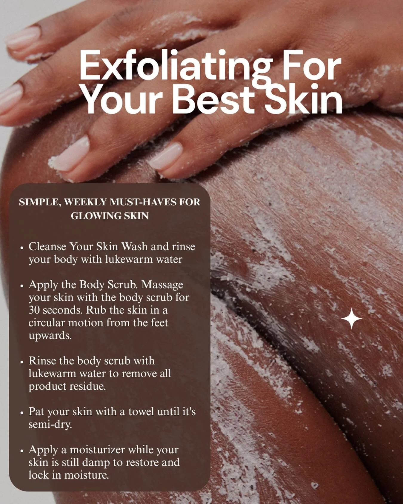 It&rsquo;s time to exfoliate!!