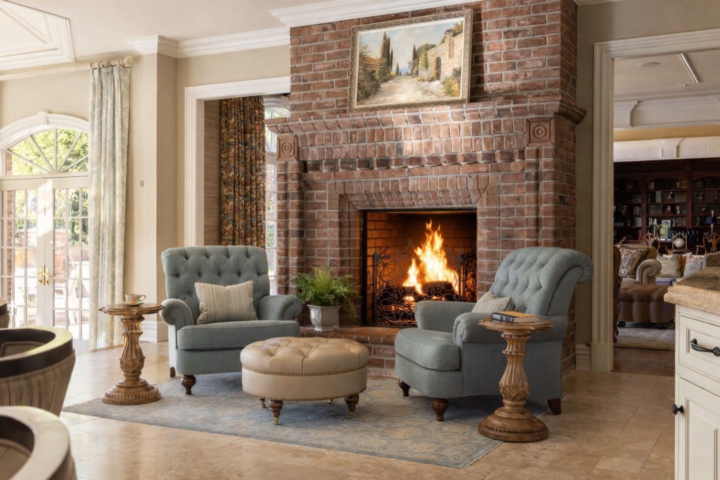 Snowy days call for slow moments and warm spaces.

A thoughtfully designed fireplace isn&rsquo;t just a focal point ~ it&rsquo;s where winter weekends unfold. Soft textures, layered details, and a gentle glow come together to create a space that invi